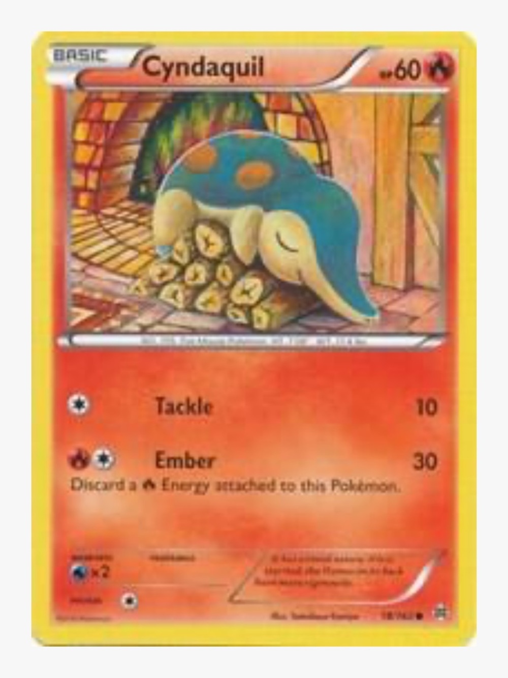 Cyndaquil XY BREAKthrough Pokemon Trading Card